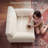  Oversized Accent Chair, 43.3" Modern Piping Single Armchair With 37.8" Seat, Quilting Backrest, Padded Arms, Wood Legs For Living Room-887843940