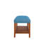 Banc en tissu et finition chêne Charla-1544513510