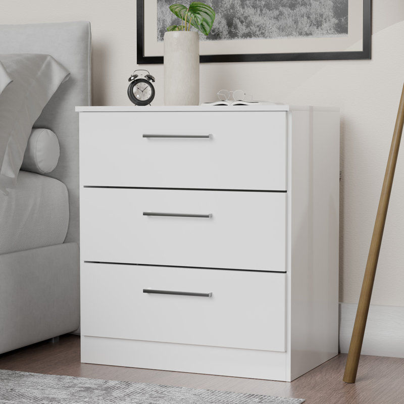 Ensemble de commode à 6 tiroirs et commode à 3 tiroirs Foster - avec rangement moderne de 47,2 po, Blanc