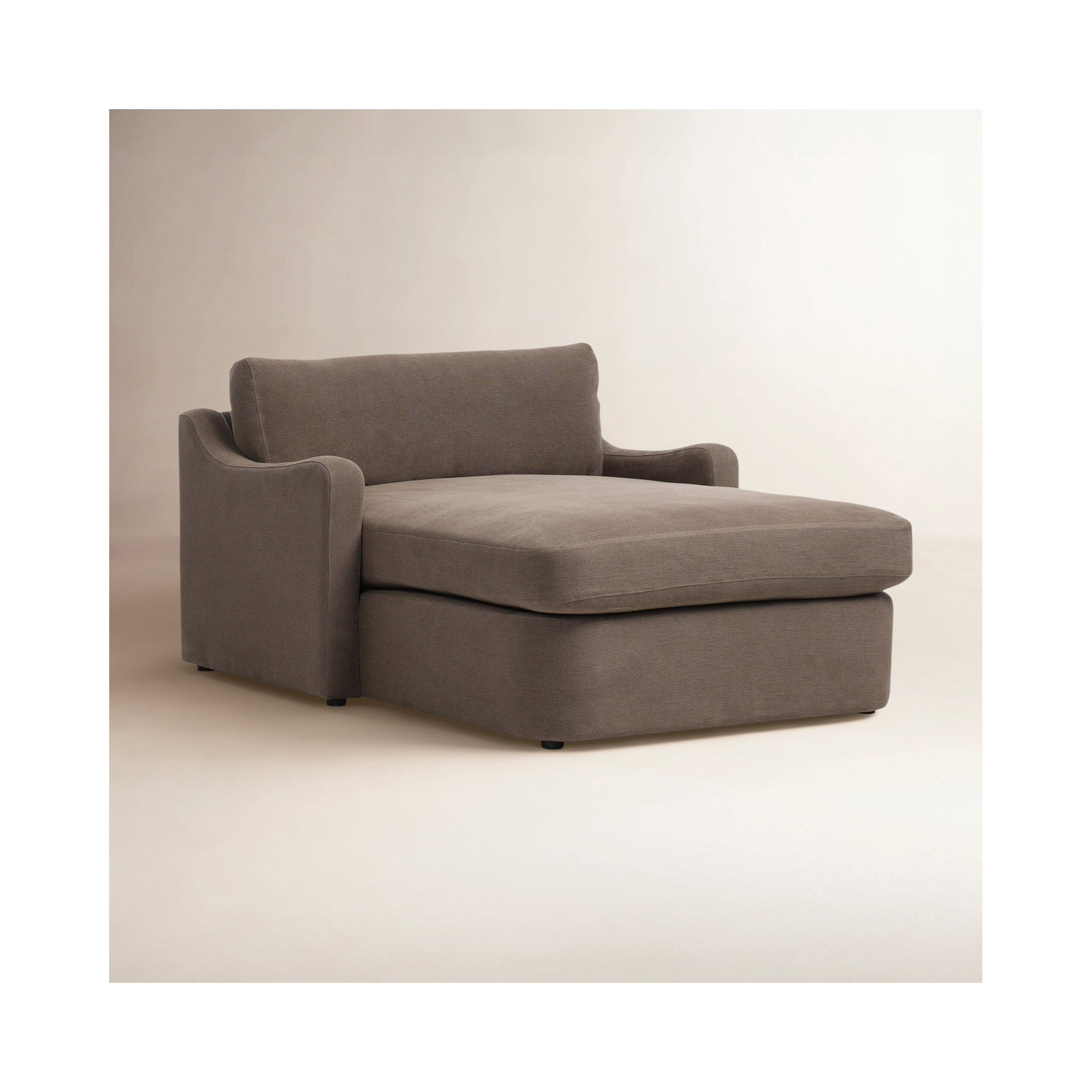 Locastro 64" Chaise Lounge, Broadway Canvas
