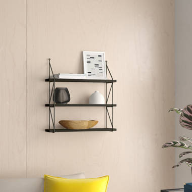 Helmtraut Solid Wood Wall Bathroom Shelves 17 Stories