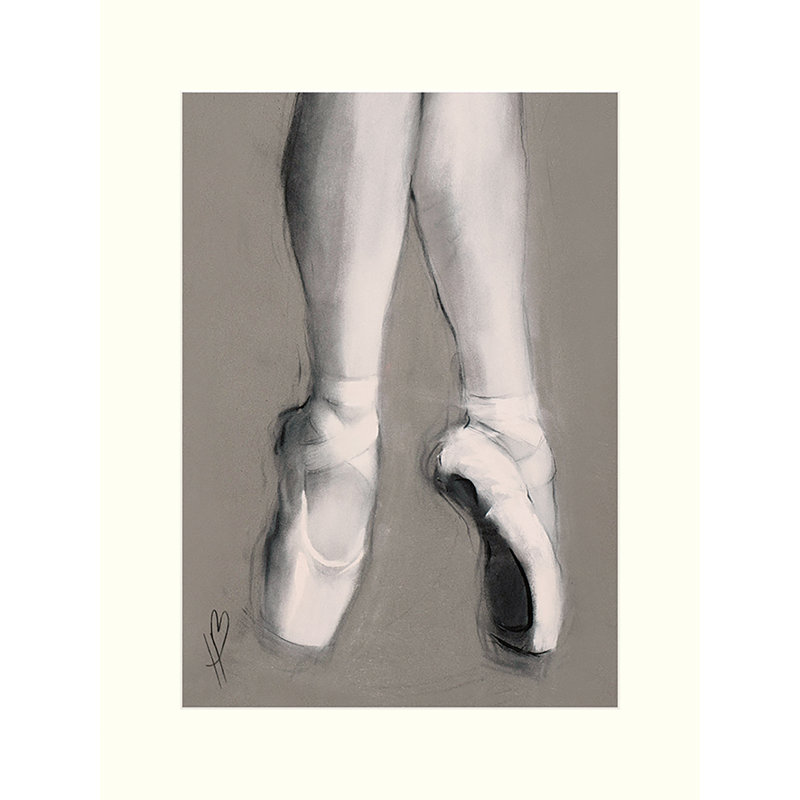 Dancing Feet Ii by Hazel Bowman - No Frame Painting