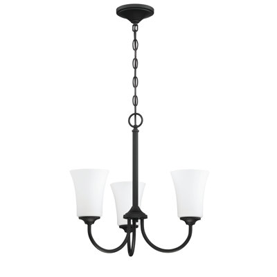 Lustre traditionnelle à 3 lumières statement Whittington