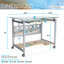 Bureau d'ordinateur à roulettes Techni Mobili (sans les chaises de bureau)