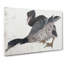 Two Ducks by Katsushika Hokusai - Wrapped Canvas Painting-55361386