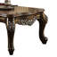 Table basse antique avec pieds Queen Anne