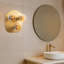 Applique murale globe en verre 3 lumières-847797461