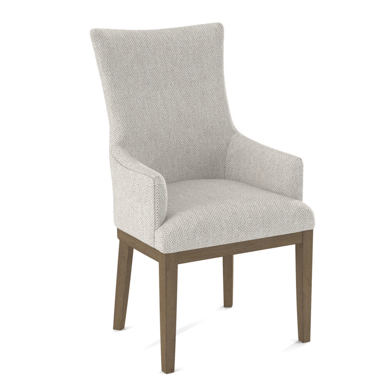 19'' H Upholstered Armchair, Weathered Gray, 61641-88