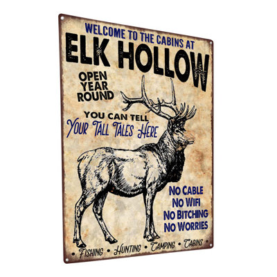 Elk Hollow sur impression métallique