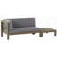 BANC D'ANGLE EN X AVEC TABLE BASSE-2039164923-2039164924