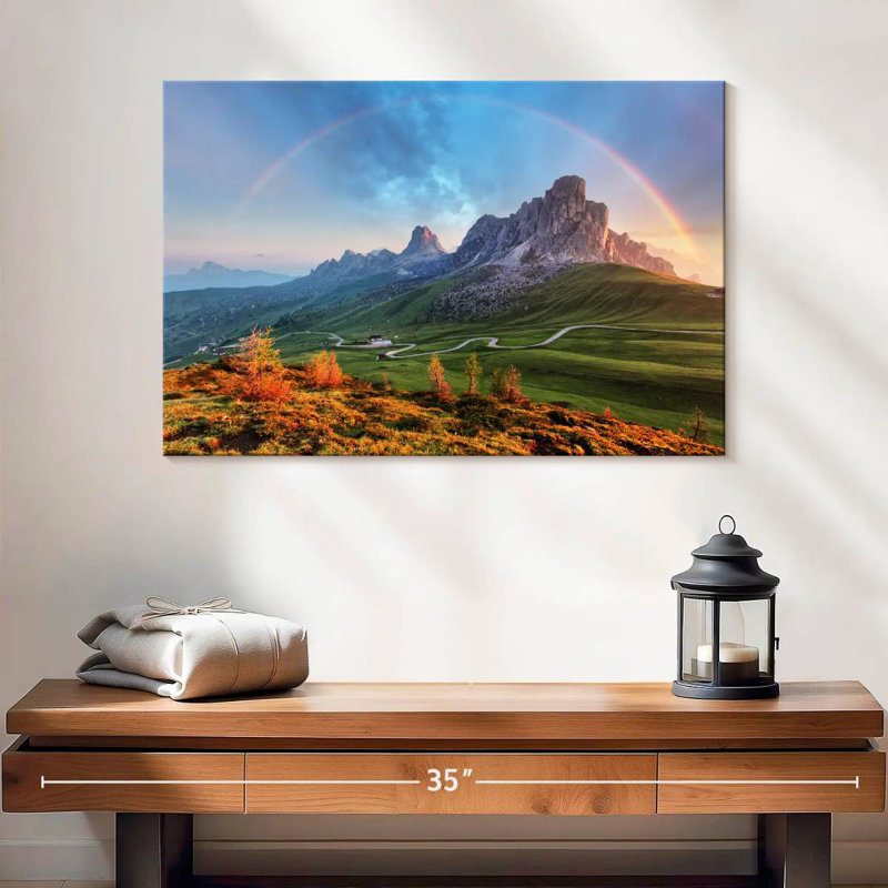 Alvord Rainbow Over The Alps, 16" H x 24" W