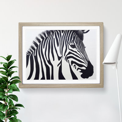 Zebra Portrait Vol.1 - Framed Print