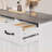 Farmhouse Sideboard with 3 Drawers & 3 Cabinet Doors, Adjustable Shelves for Living Room, Dining Room, or Hallway-446243586