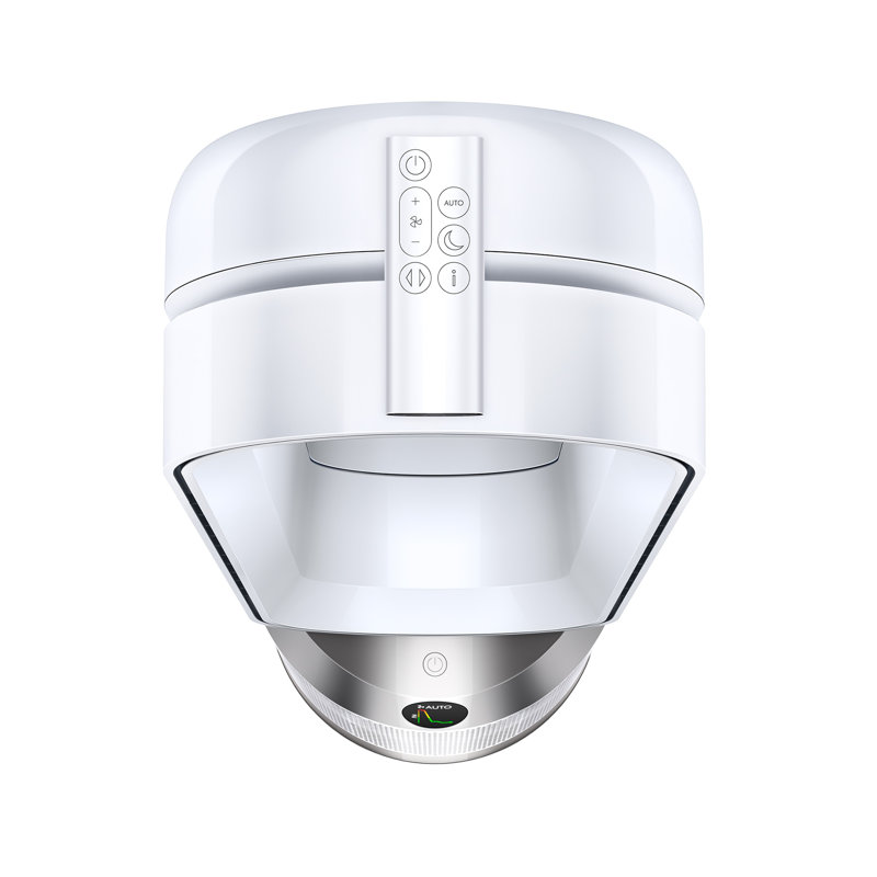 White HEPA Air Purifier and Fan with Odor Absorbing Filter