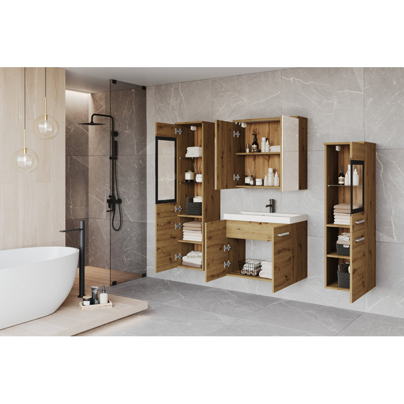 Sumiye Bathroom Suite, Natural