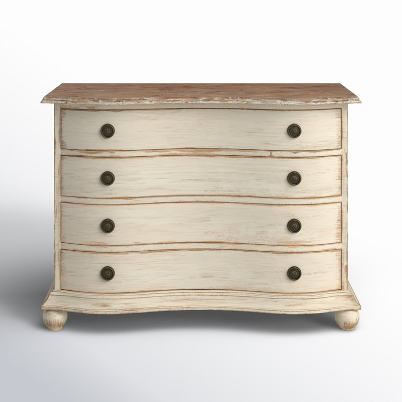 Wilts 4 - Drawer Solid Wood Dresser