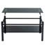 Table basse en verre à plateau relevable (y compris la table basse, sans les chaises)
