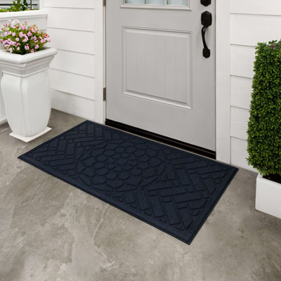 Tapis de porte antidérapant en caoutchouc recyclé Kesha