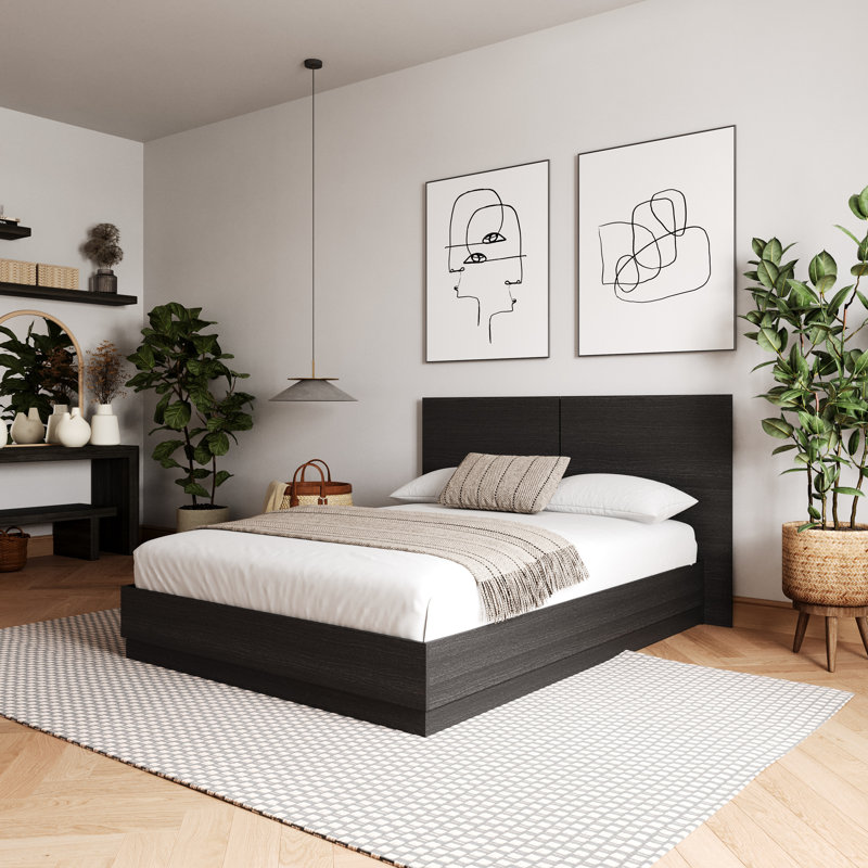 Jodeen Platform Bed, Queen, Black
