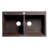 33.88'' L Double Bowl Granite Kitchen Sink-36904152