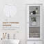 Armoire de rangement mince pour salle de bain