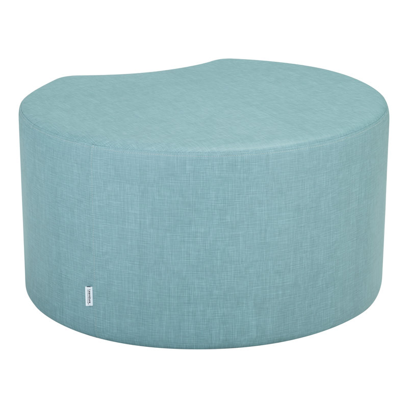 Learniture Structured Crescent Stool -Flexible Modular Collaborative Soft Seating For Office, Home, Lounge And School Classrooms With Durable Frame 1014N