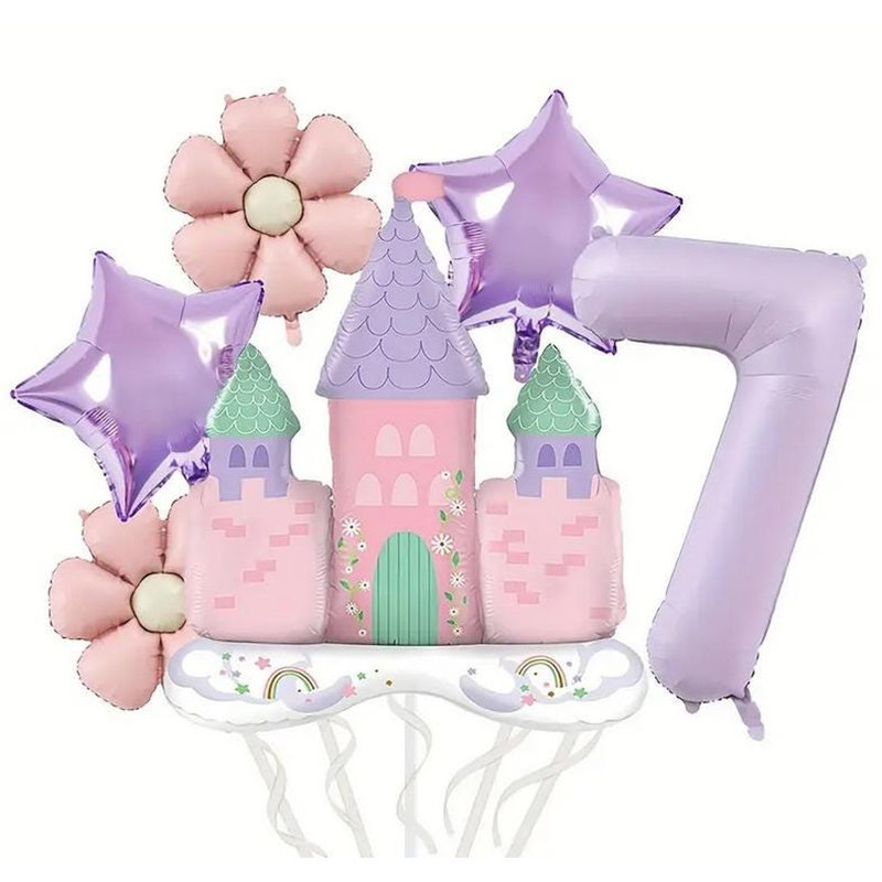 Princess Castle Balloon Kit (Number Balloon: #1), #3