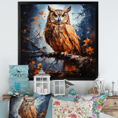«Owl Twilights Mystique I» sur toile