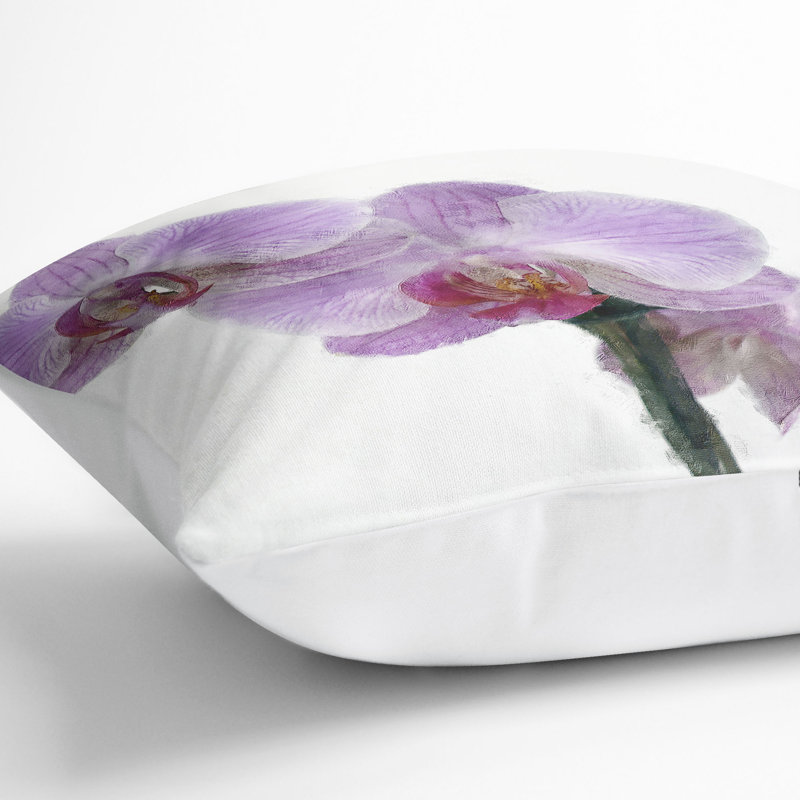 Square Throw Cushion, White, 55cm H x 55cm W x 20cm D