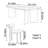 Modern Rectangular Red And Black Dining Table Set-112775379-112775377