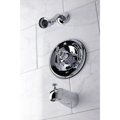 Kingston Brass Single-Handle Pressure Balanced Tub and Shower Faucet