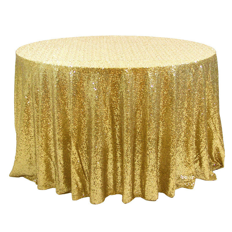 Dorantes Sequin Tablecloth, Gold
