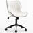 Maddoux Armless Swivel Office Chair Faux Leather Upholstered Waterproof Desk Chair Ergonomic Adjustable Computer Chair-264647576