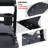 Garage/Shop Rolling Stool 5 Rollers Heavy Duty Creeper Seat with Towel Rack Tool Rack Storage