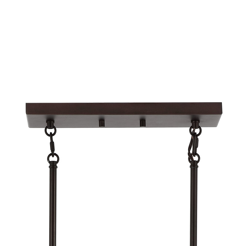 Cassidey 4 - Light Oil Rubbed Bronze/Clear Kitchen Island Pendant