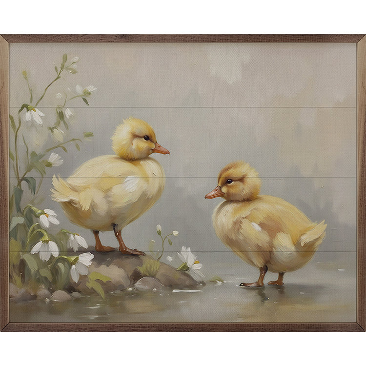 Ducklings, 24" H x 30" W
