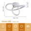 Kudolo 24cm LED Integrated Semi Flush Mount-189219396