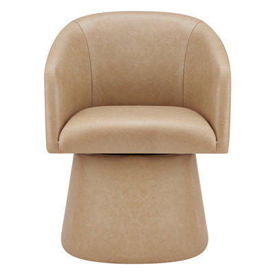 Kyo Swivel Linen Armchair