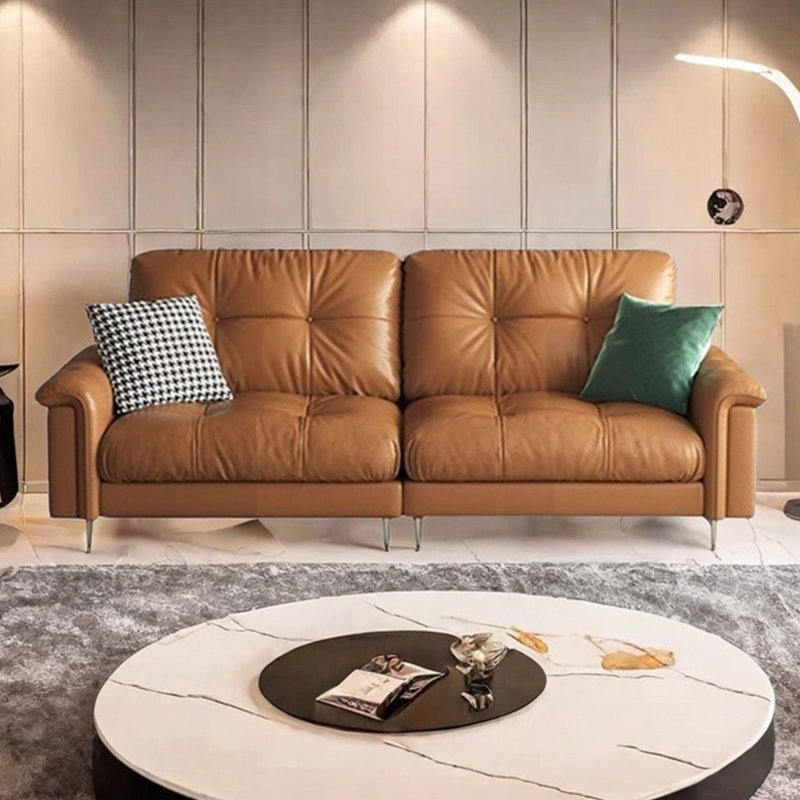 Retro nebula straight row modern simple sofa, 3, 35.43" H x 94.48" W x 41.33"D