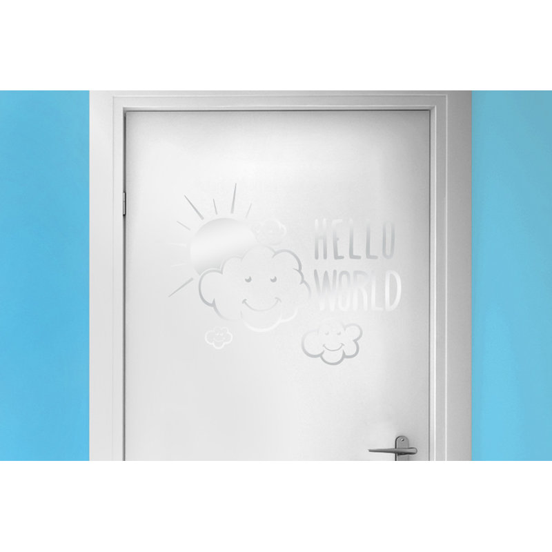 Wall Decal, Shiny Silver