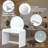 Makeup Vanity Table With Mirror Touch Screen Lighted Mirror, Dressing Table With Drawer For Bedroom-386432788