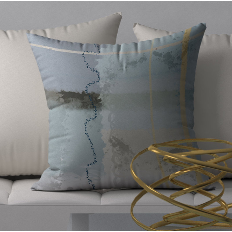 Housse de coussin décorative carrée et insert, 20 po X 20 po