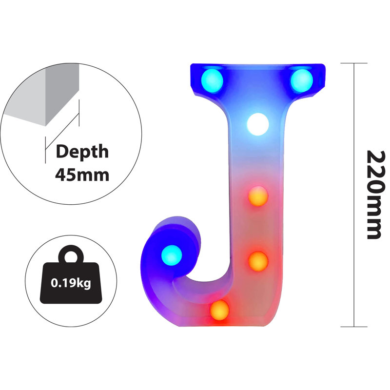 Catlaina 22 cm H LED Sign