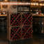 Support à vin en bois pour 24 bouteilles Butterfly Design