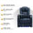 Upholstered Power Reclining Home Theater Seating with Cup Holder-1068396062