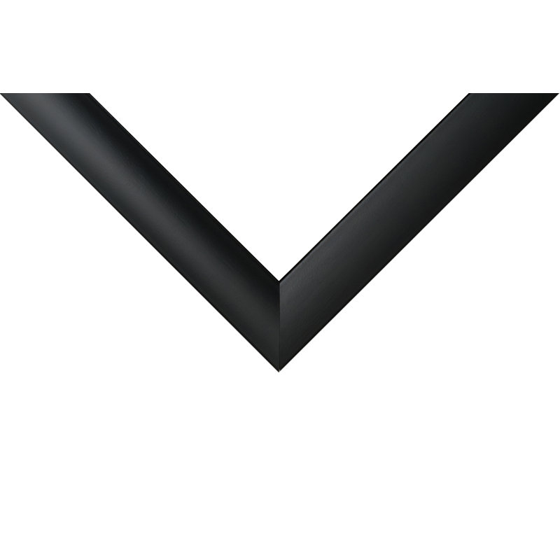 Veasey Single Image Picture Frame, 8" W x 8" H, Square, Black