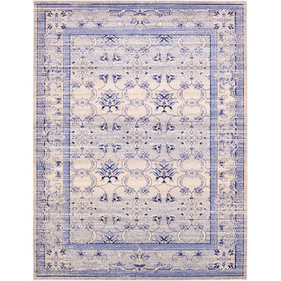 Tapis bleu Eljon
