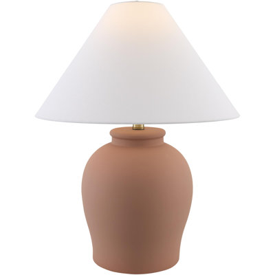 Chemise 22" Ceramic Table Lamp
