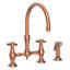Fairfield Kitchen Bridge Faucet with Side Spray-1260315144