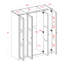 Armoire-penderie 100% bois Arieyana-1274370158